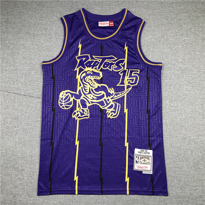 Men's Toronto Raptors Vince Carter 1998-99 Purple Hardwood Classics Swingman Jerseys