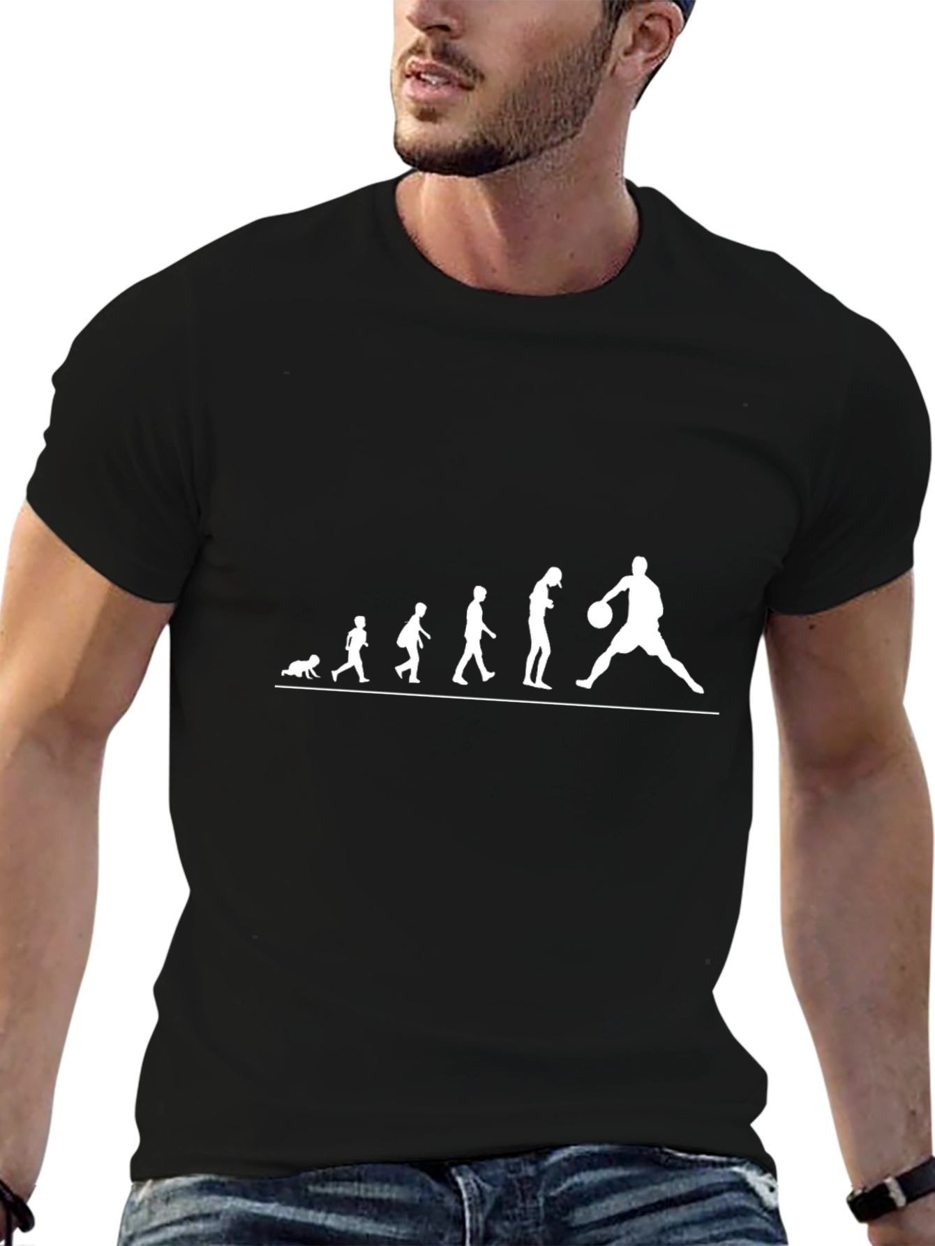 Evolution of Basketball T-Shirt