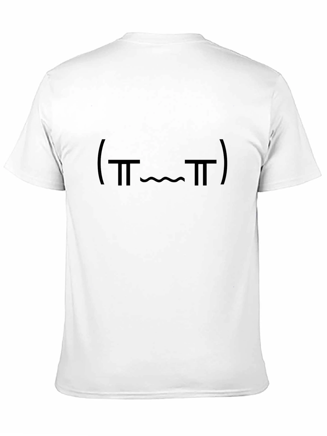 Quirky Black T-Shirt - (π__π) Emoticon Design