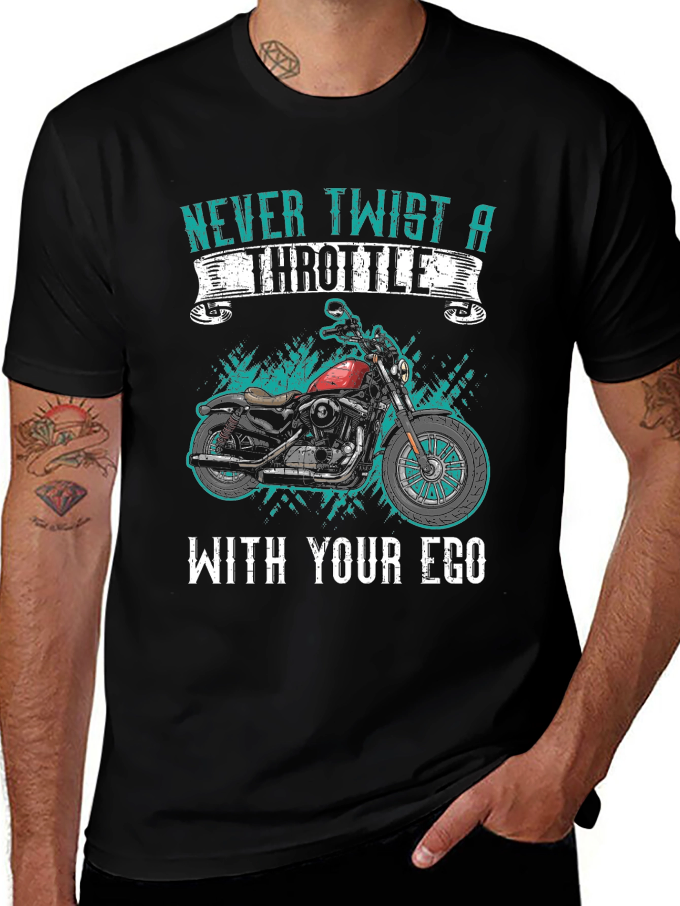 Never Twist a Throttle Mens T-Shirt