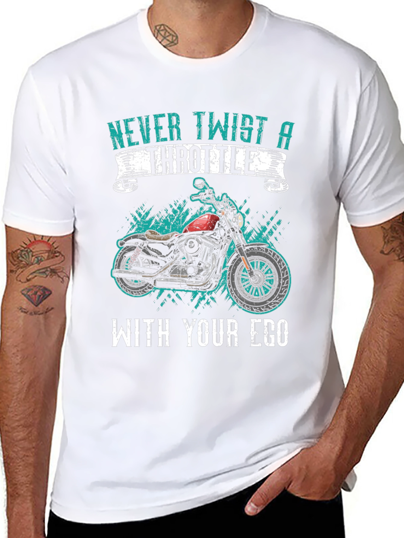 Never Twist a Throttle Mens T-Shirt