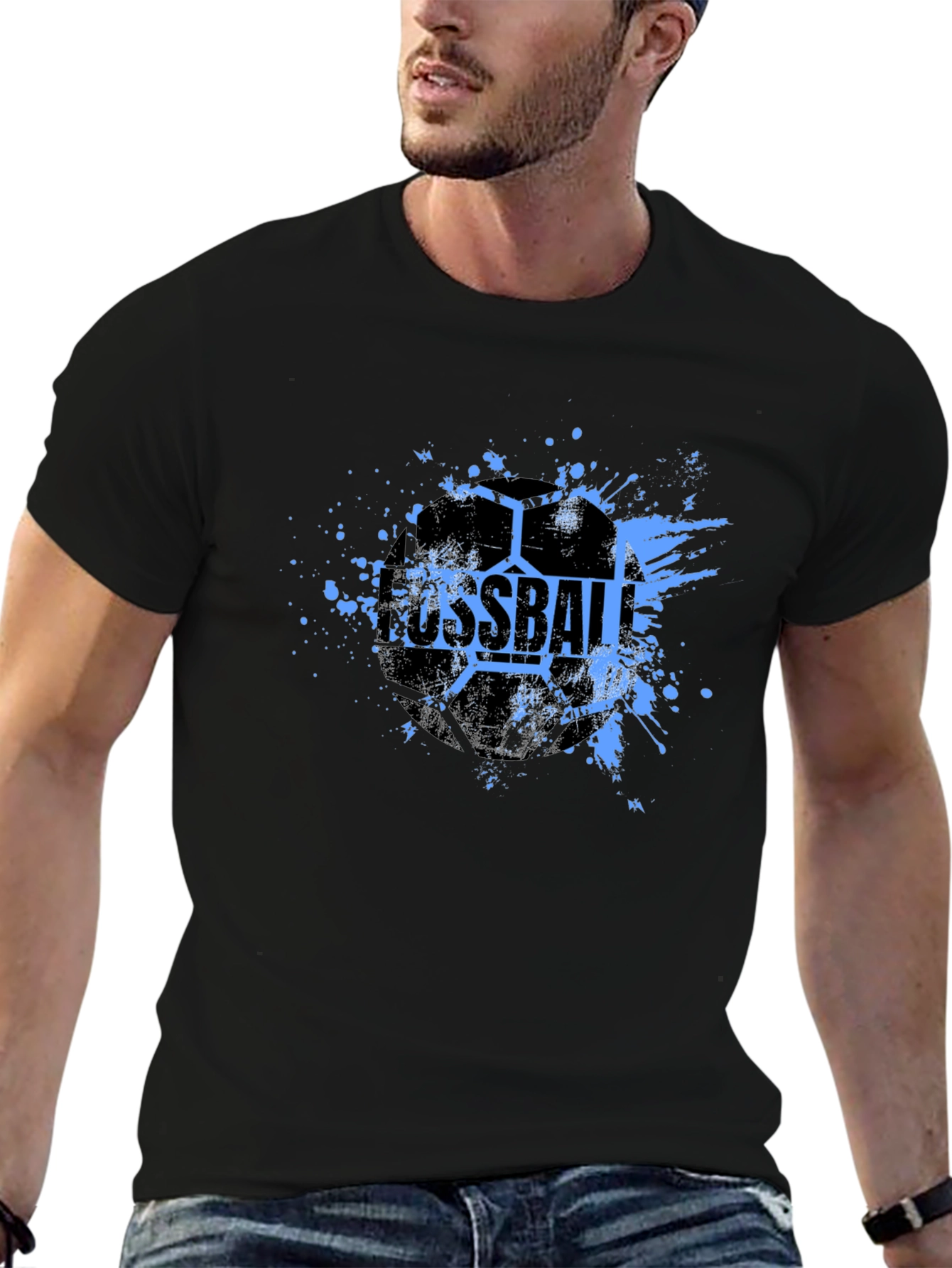 Fussball Splash Tee - German Soccer Graphic T-Shirt