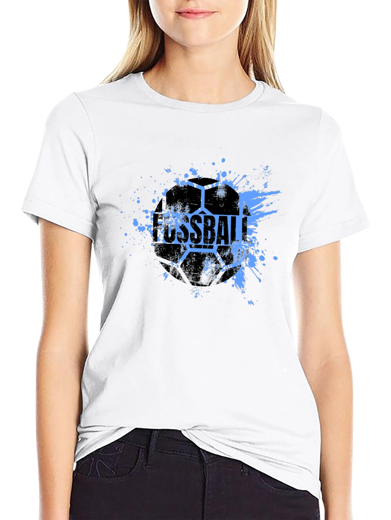 Fussball Splash Tee - German Soccer Graphic T-Shirt