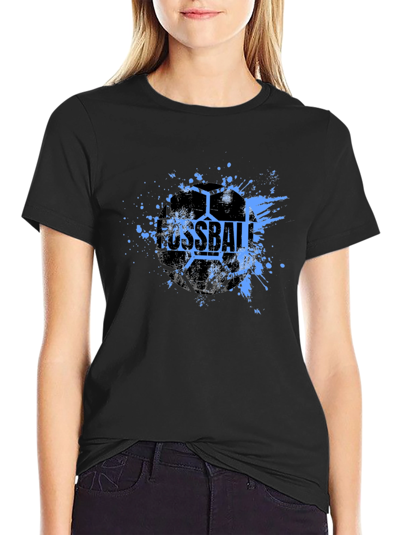 Fussball Splash Tee - German Soccer Graphic T-Shirt