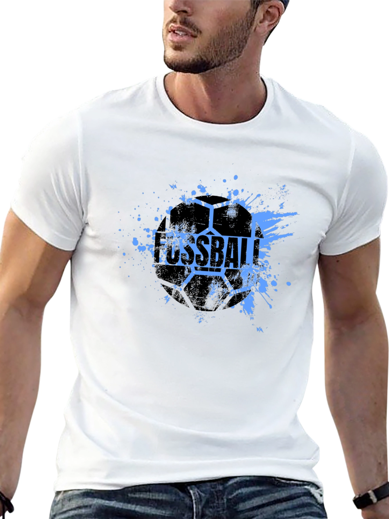 Fussball Splash Tee - German Soccer Graphic T-Shirt