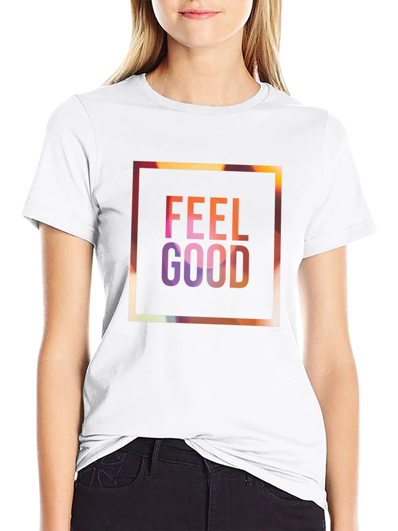 Feel Good Graphic Tee - Trendy Comfort