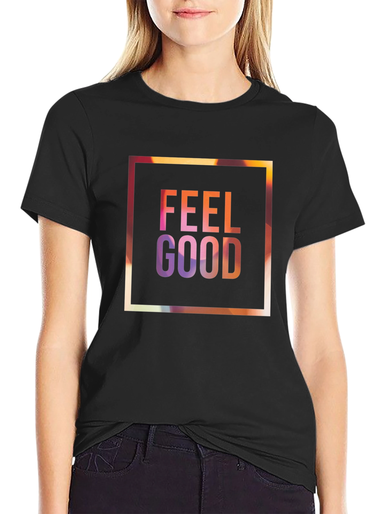 Feel Good Graphic Tee - Trendy Comfort