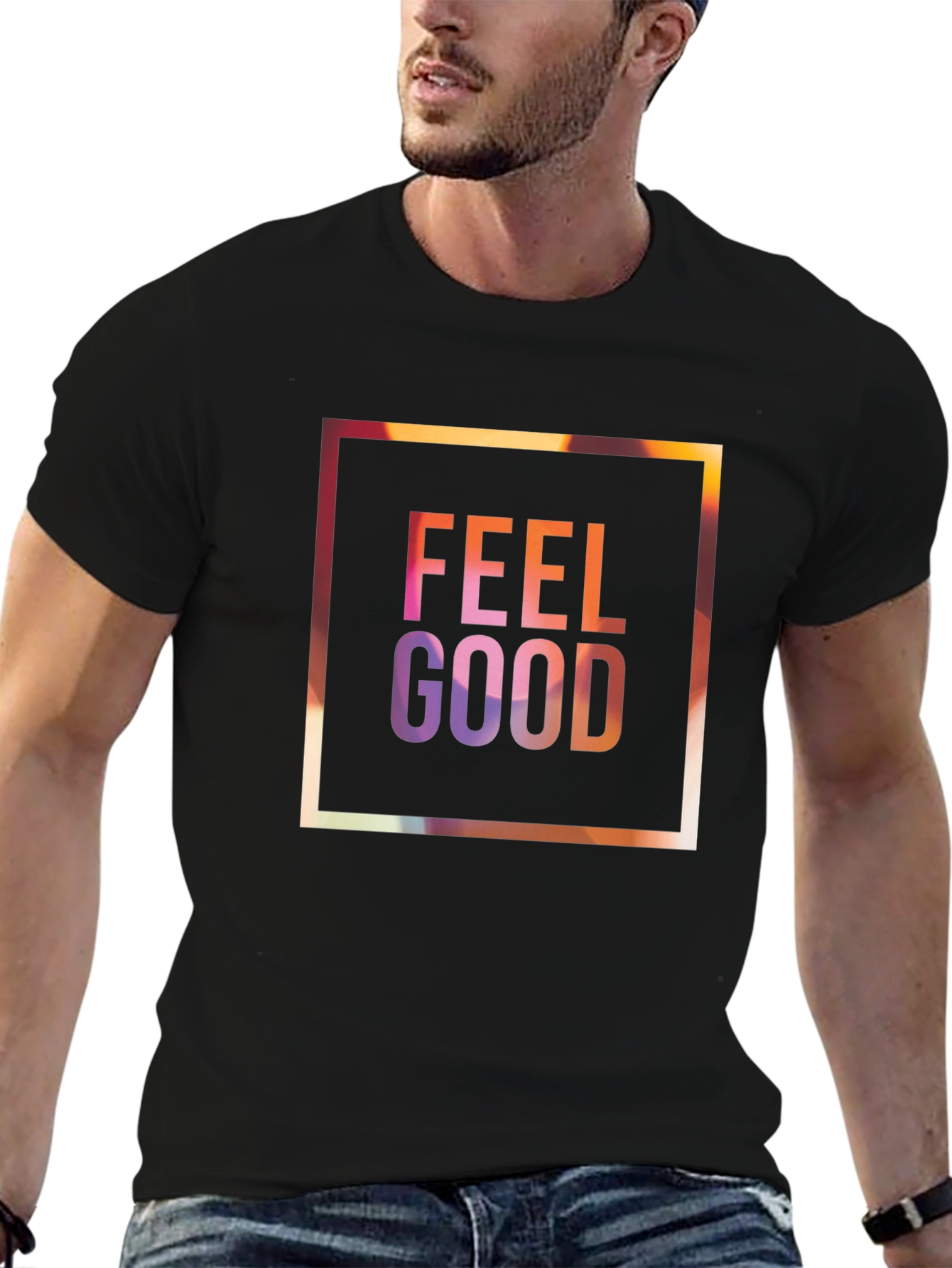 Feel Good Graphic Tee - Trendy Comfort