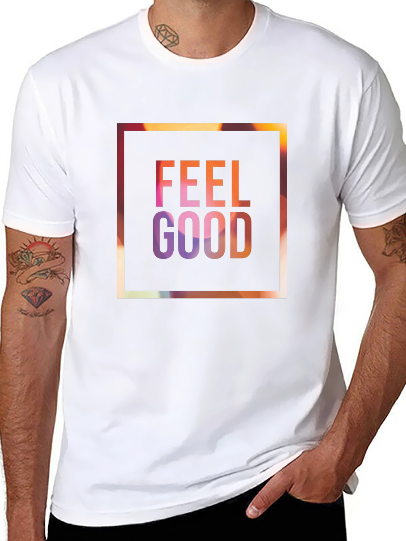 Feel Good Graphic Tee - Trendy Comfort