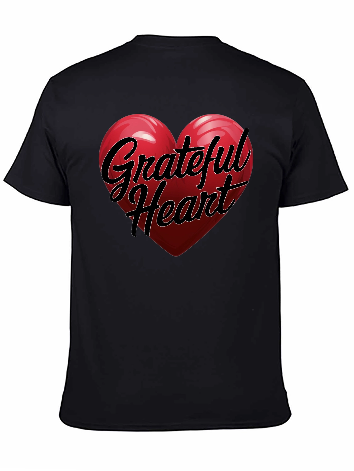 Grateful Heart T-Shirt Black