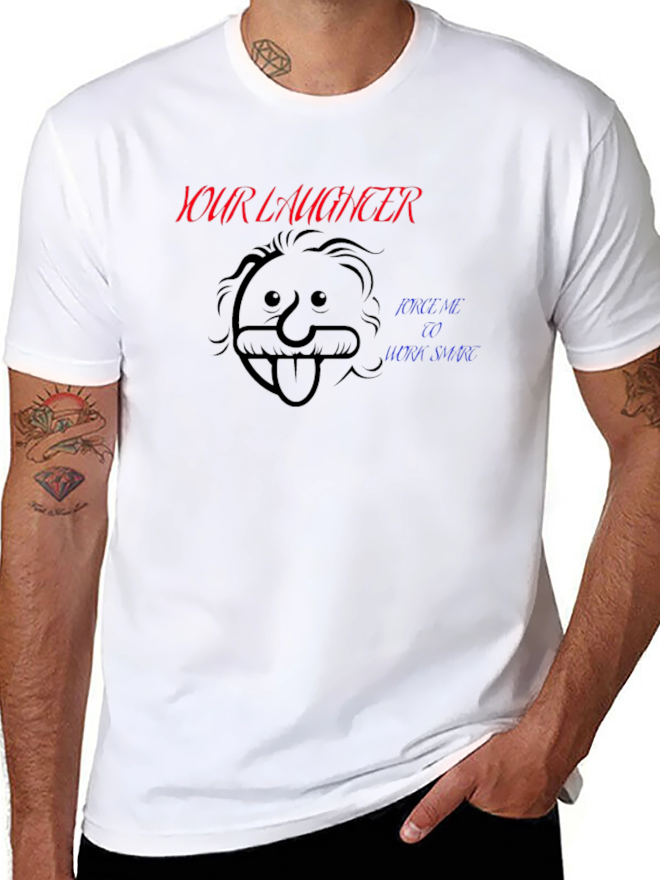 Your Laughter is Music to My Ears Black T-Shirt