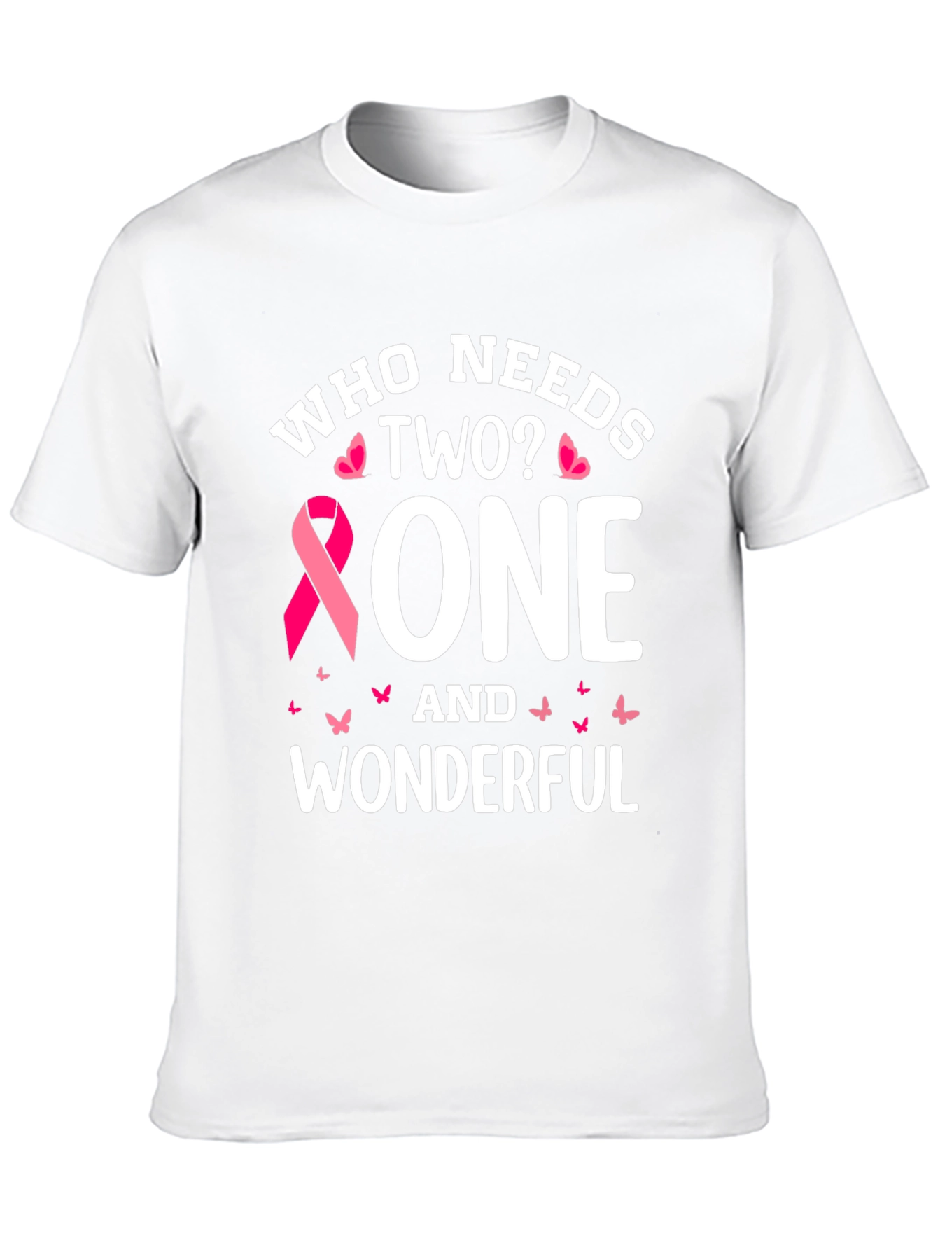 One and Wonderful Breast Cancer Awareness T-Shirt