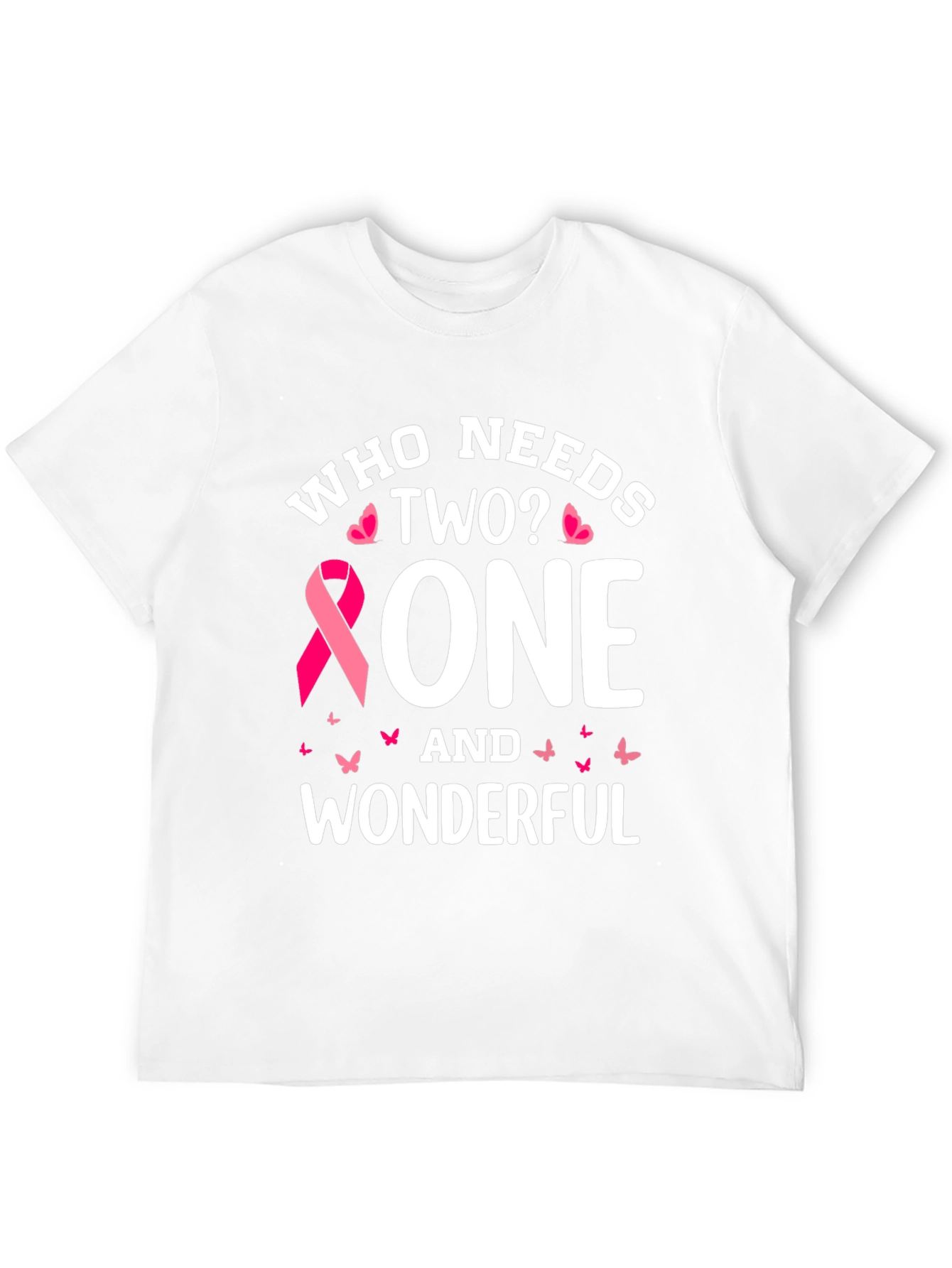 One and Wonderful Breast Cancer Awareness T-Shirt