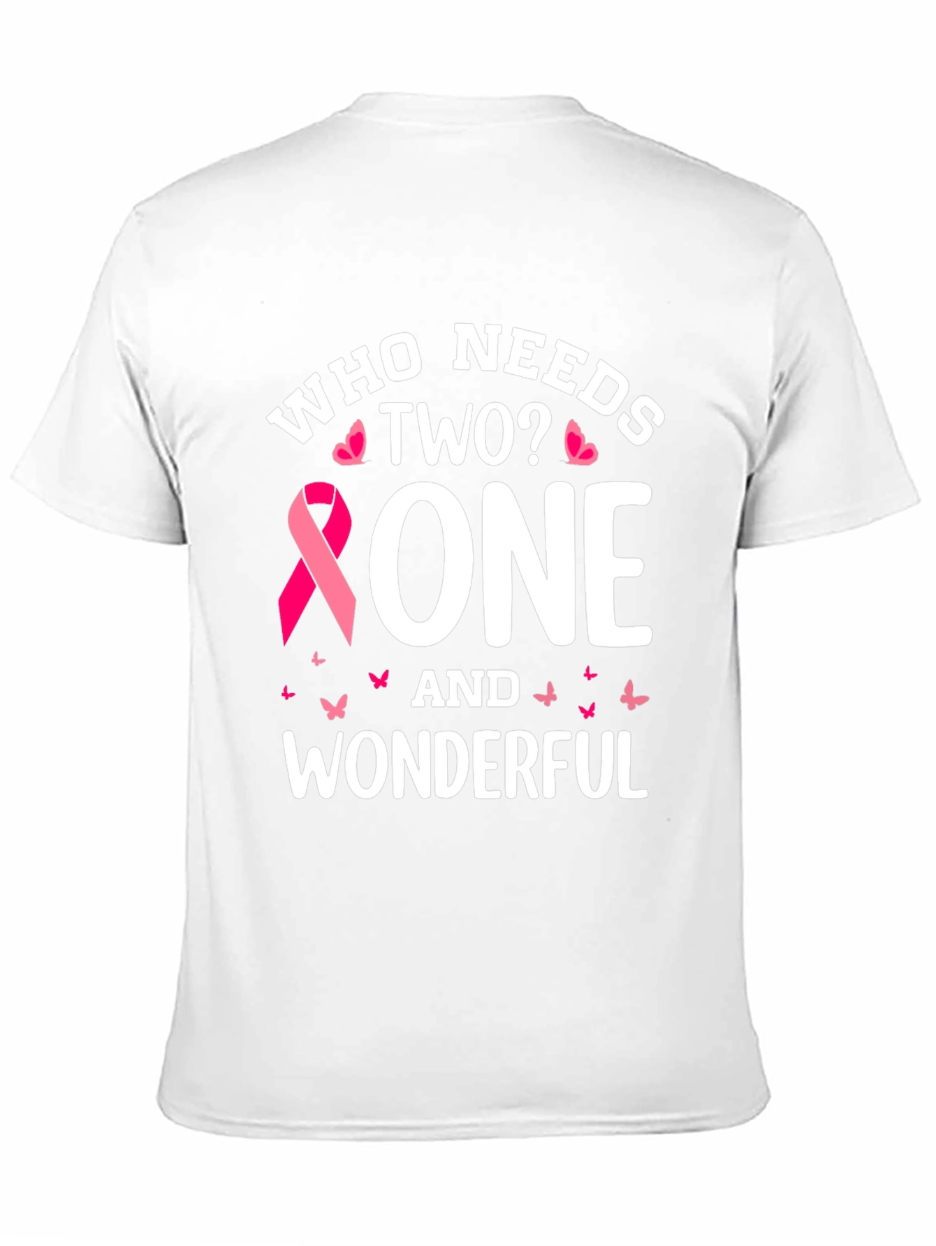 One and Wonderful Breast Cancer Awareness T-Shirt