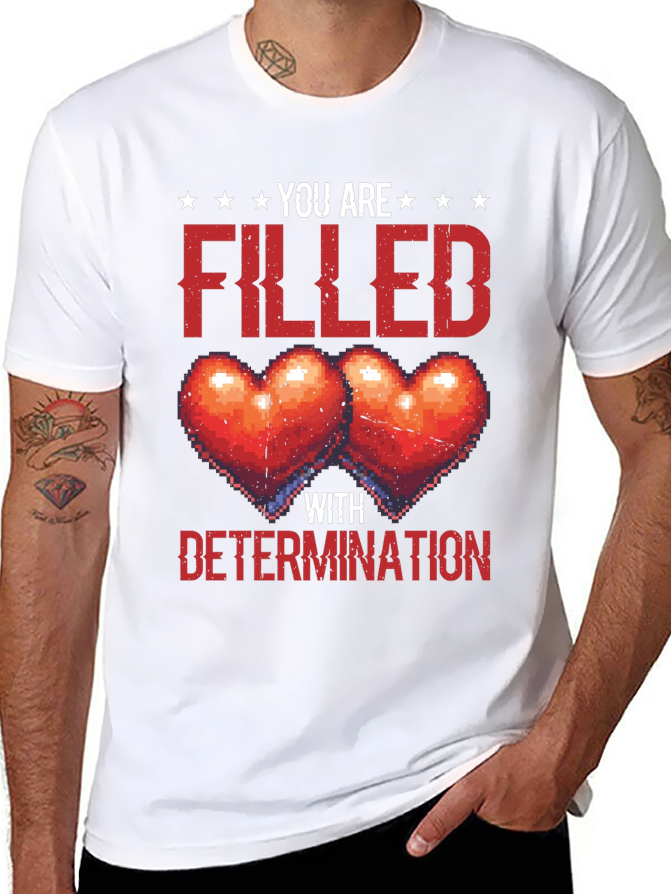 Filled With Determination Graphic Tee