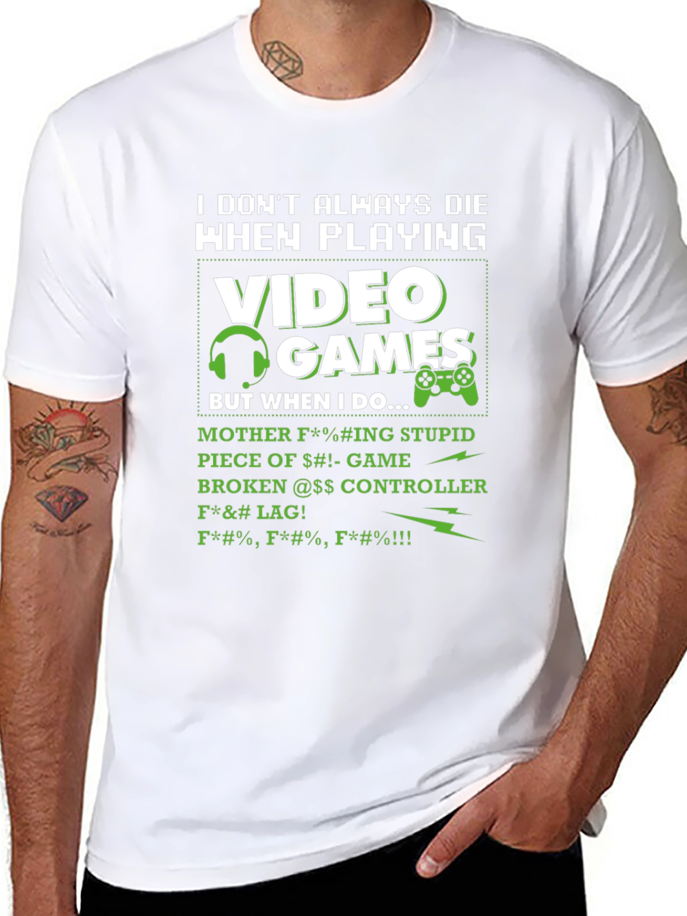 Gamers Lament T-Shirt - I Dont Always Die