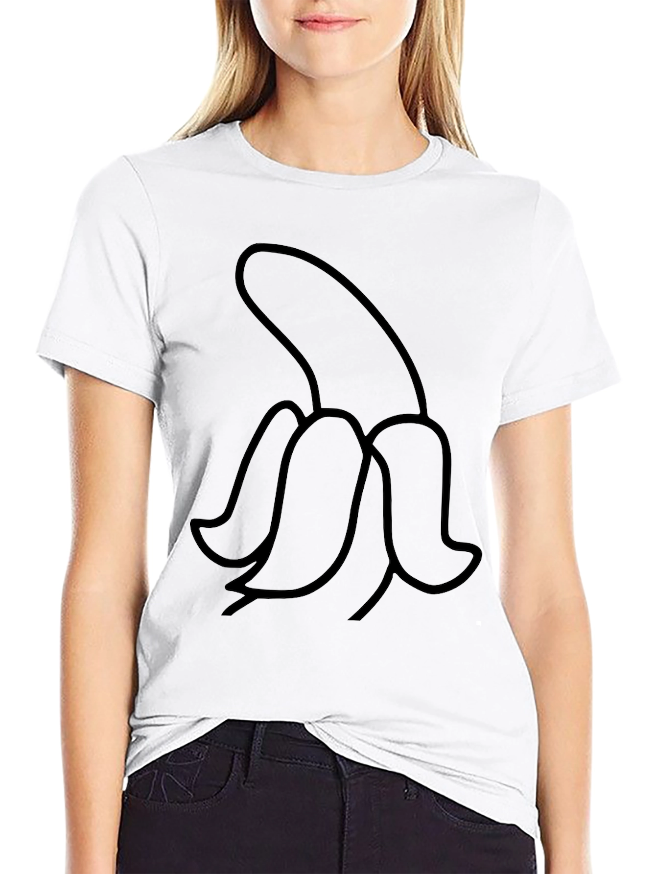 Banana Graphic T-Shirt - Black