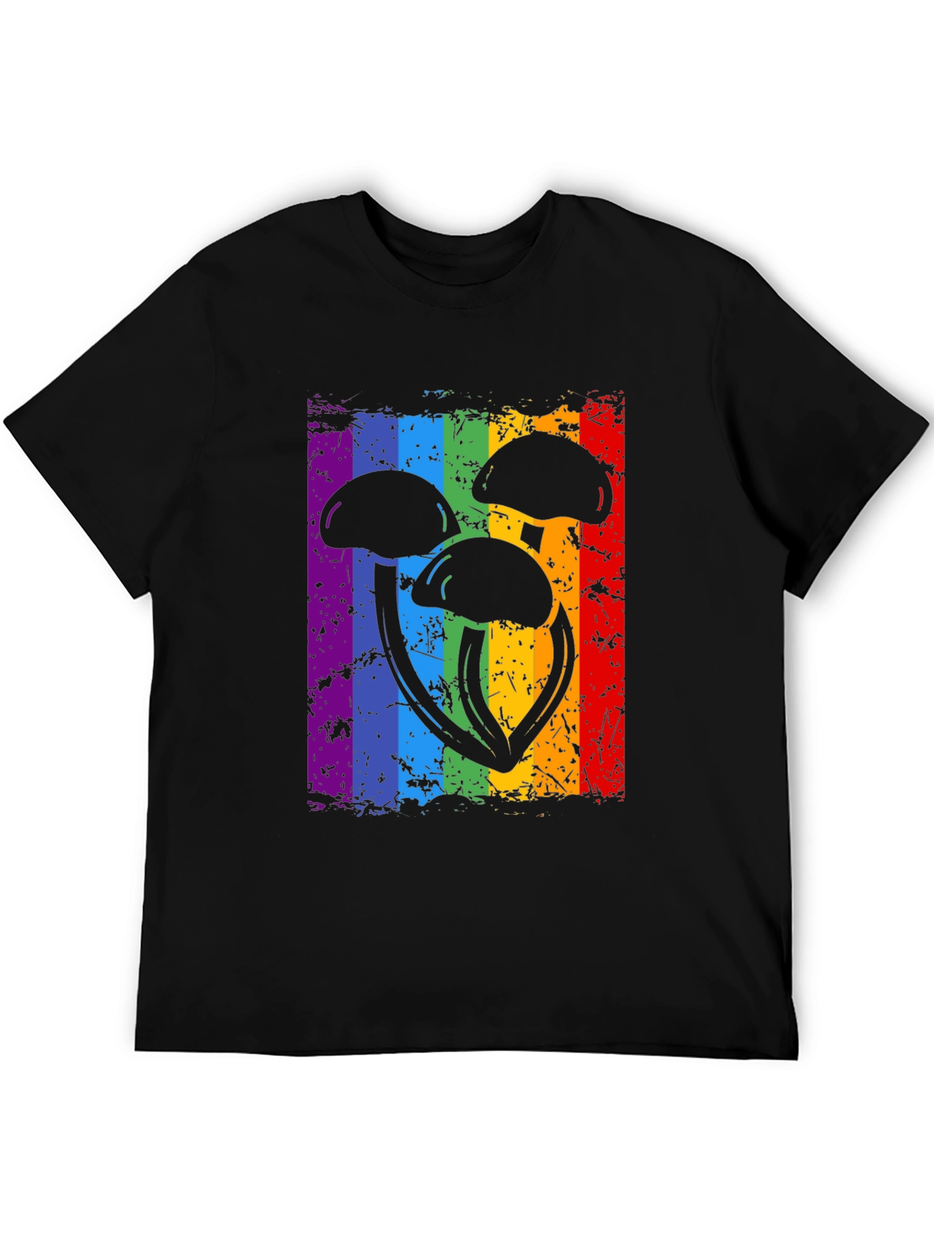 Rainbow Mushroom Graphic Tee