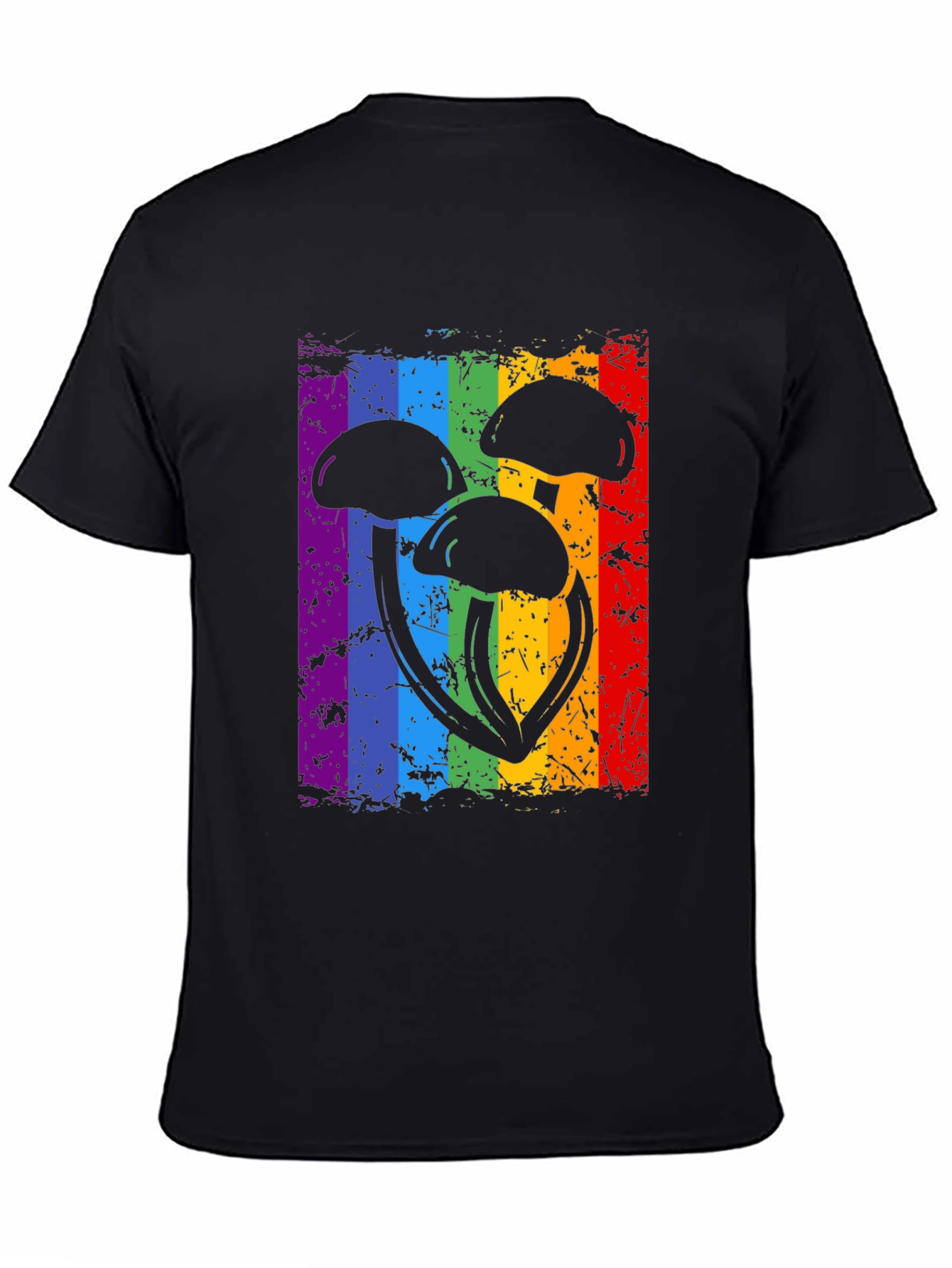 Rainbow Mushroom Graphic Tee