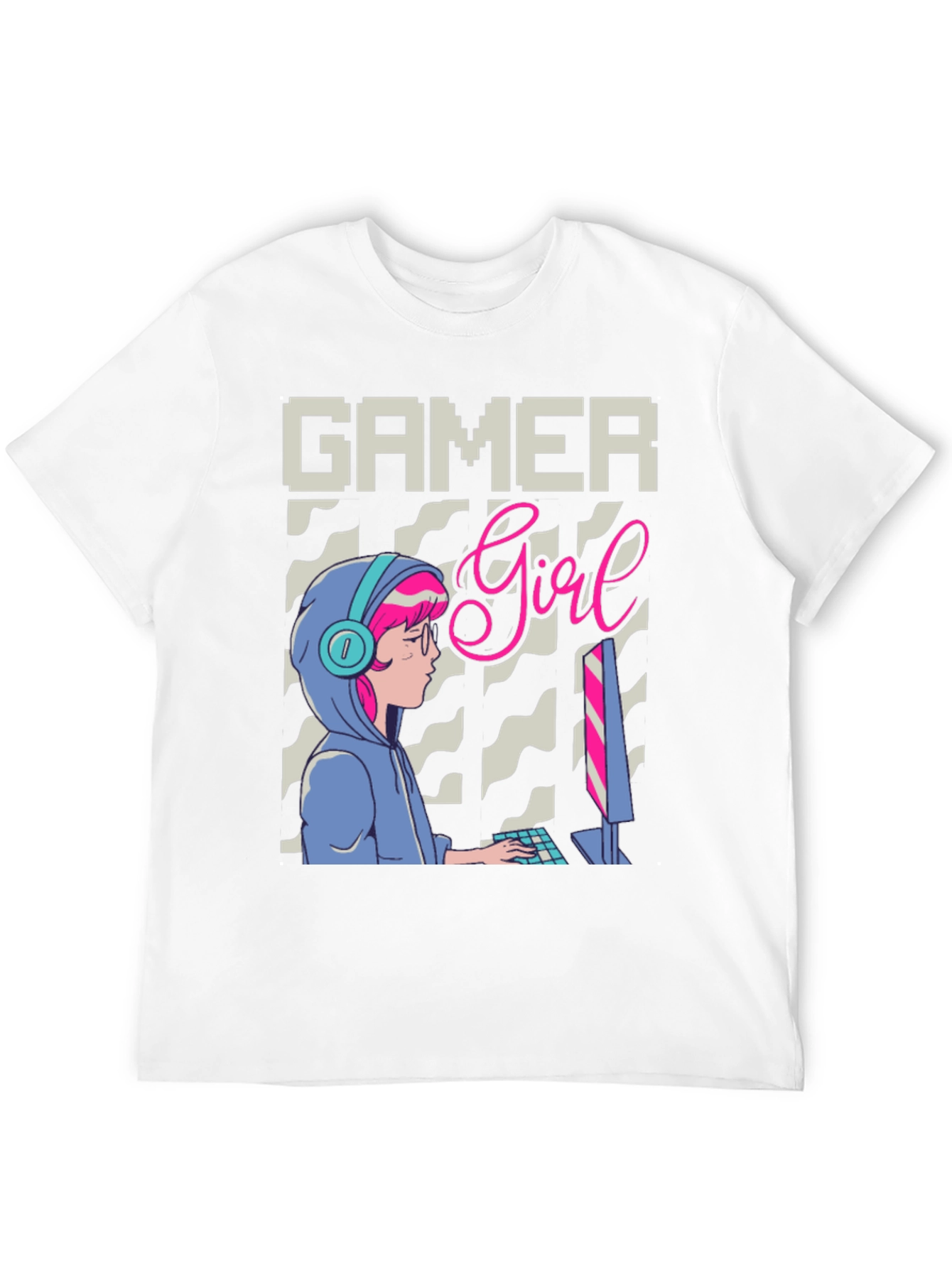 Gamer Girl Graphic Tee - Stylish Gaming Apparel
