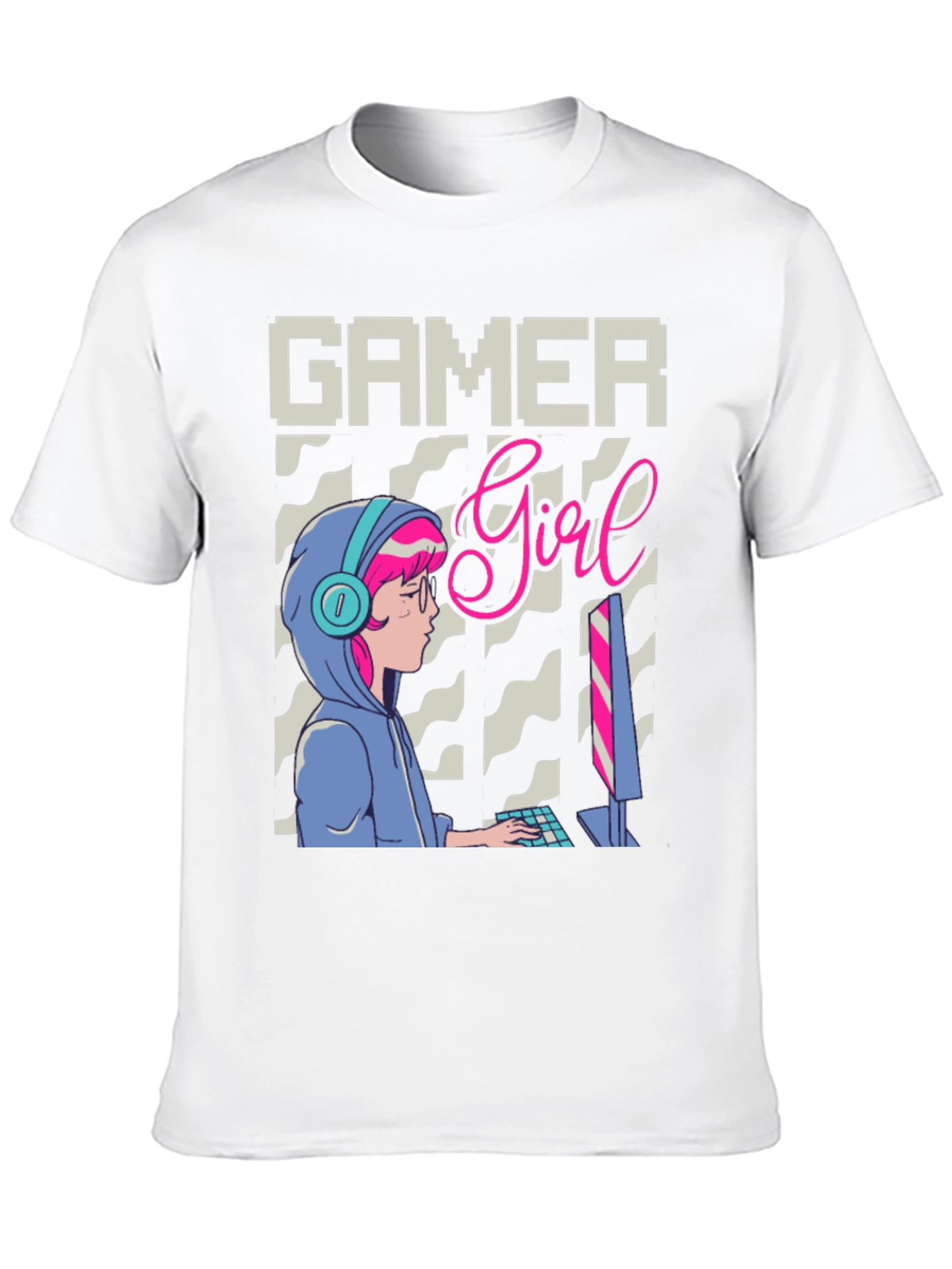 Gamer Girl Graphic Tee - Stylish Gaming Apparel