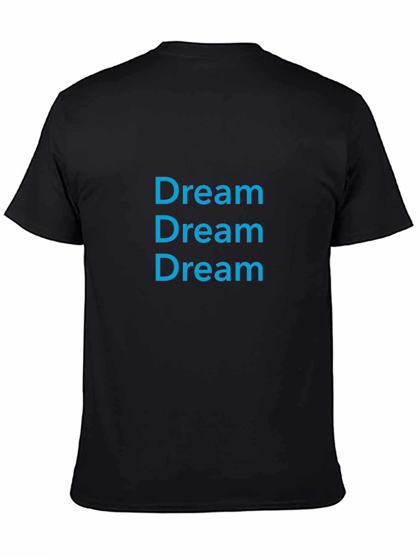 Dream Repeat Graphic Tee - Casual Cotton T-Shirt