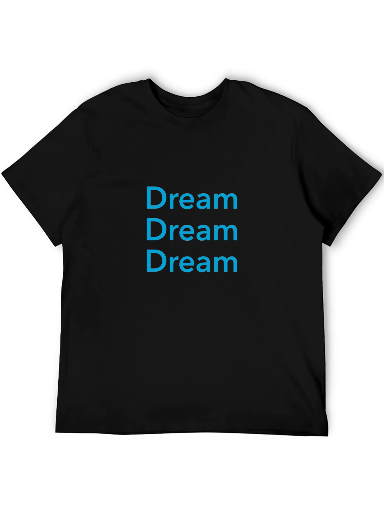 Dream Repeat Graphic Tee - Casual Cotton T-Shirt