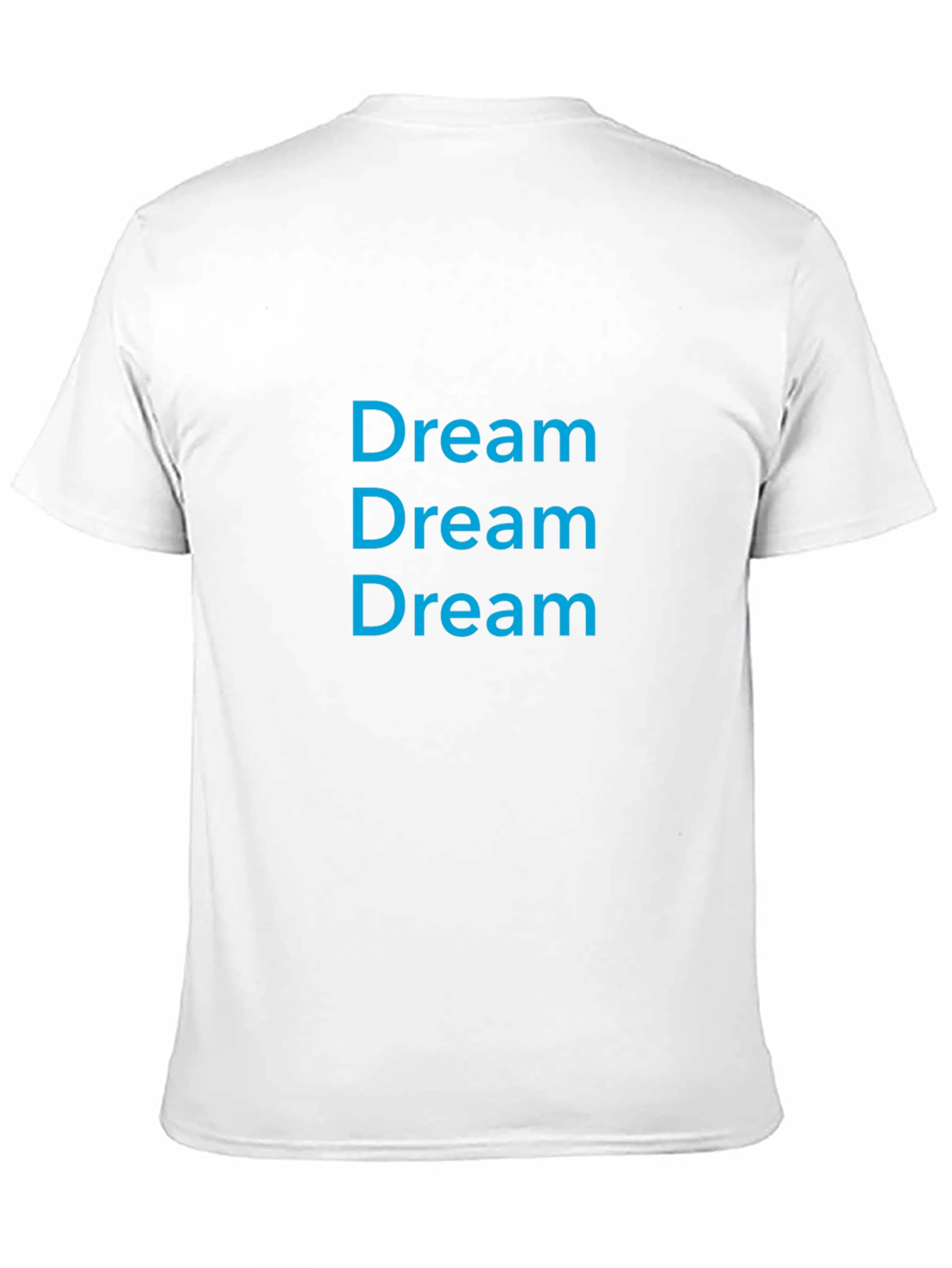 Dream Repeat Graphic Tee - Casual Cotton T-Shirt