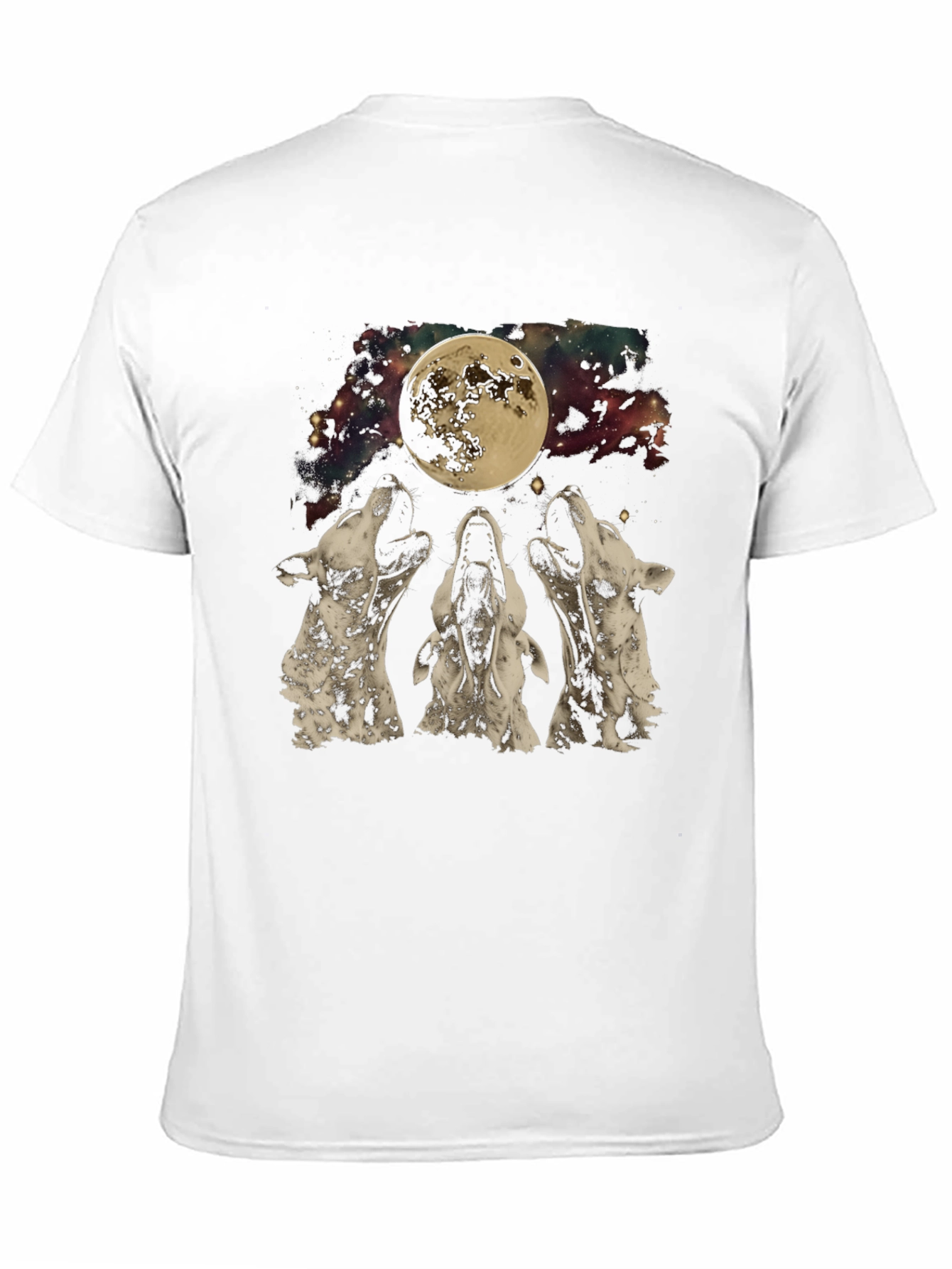 Wolf Moon Graphic Tee - Black T-Shirt