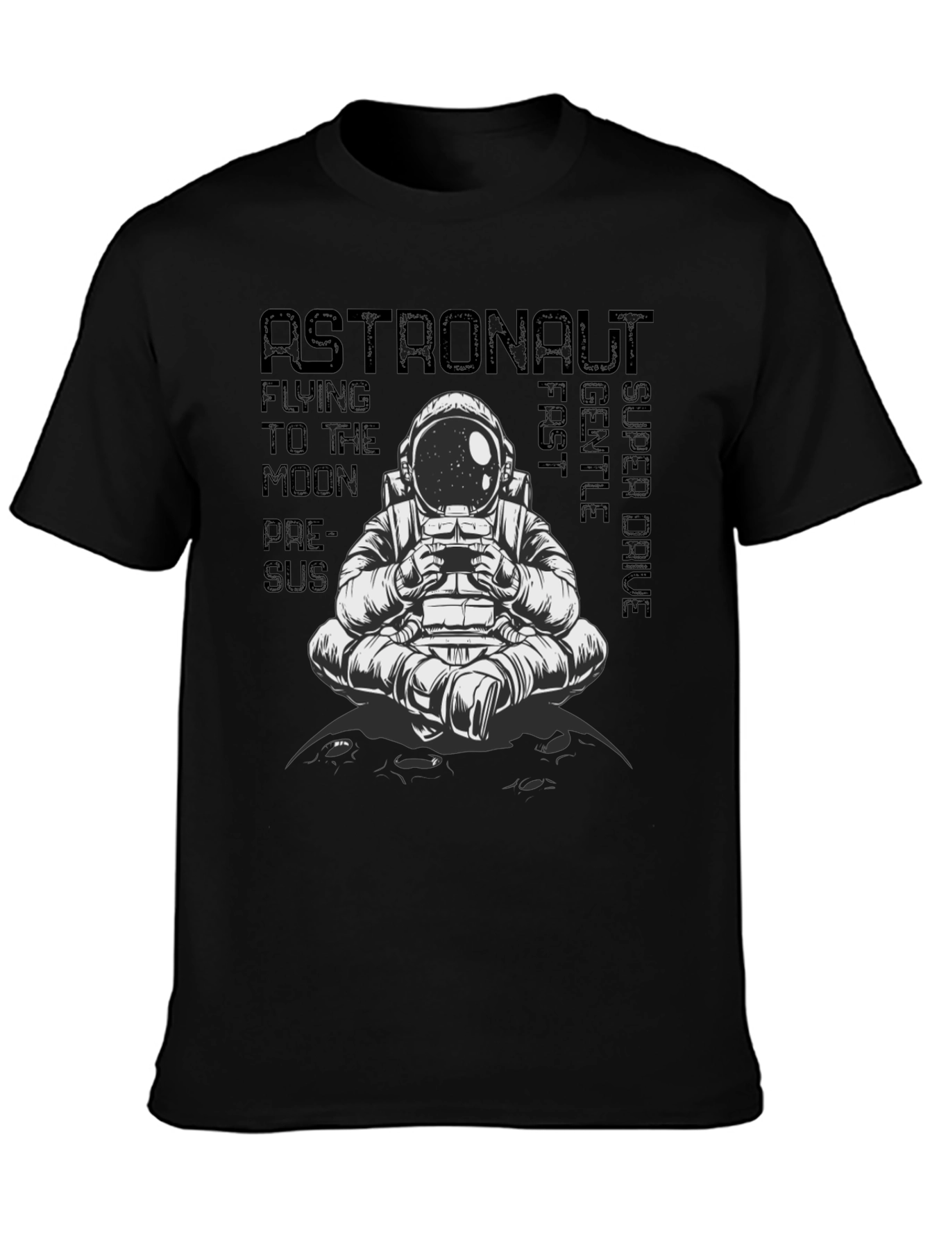 Astronaut Graphic Tee - Fly to the Moon