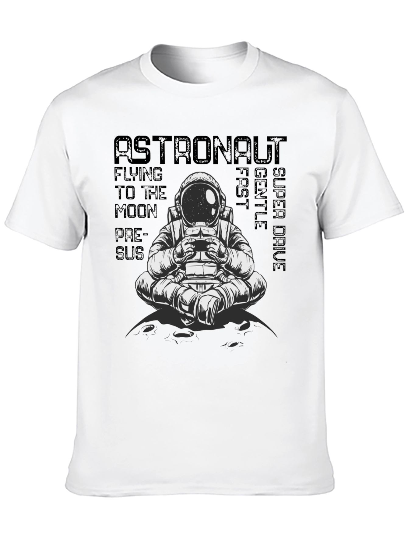 Astronaut Graphic Tee - Fly to the Moon
