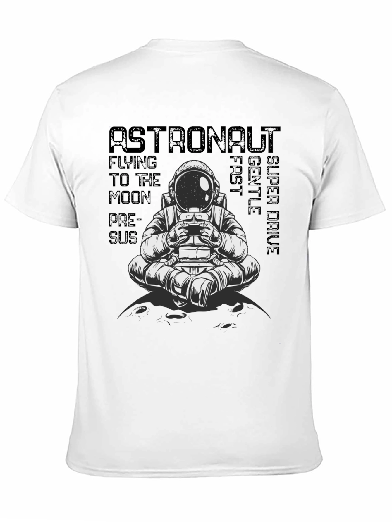 Astronaut Graphic Tee - Fly to the Moon