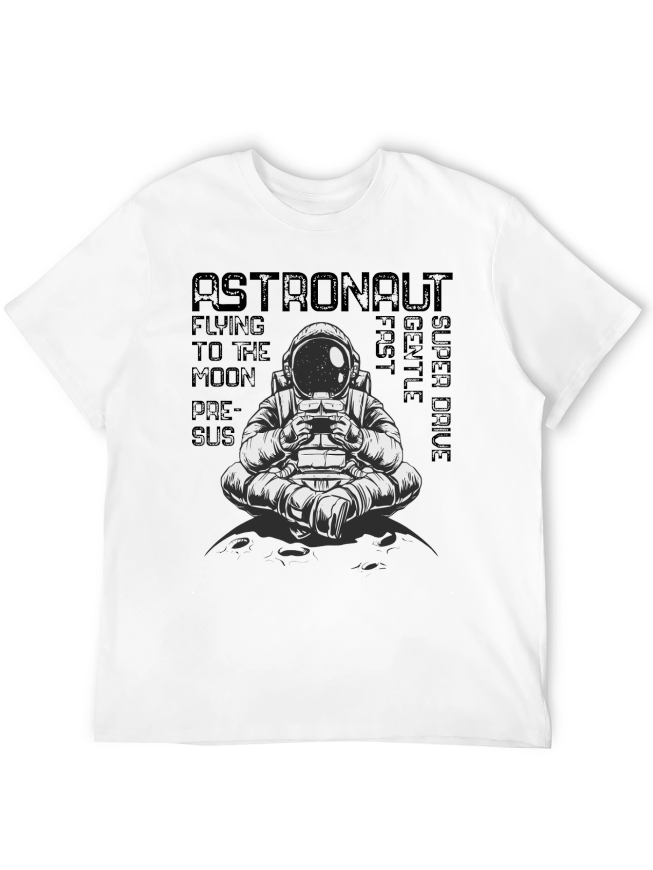 Astronaut Graphic Tee - Fly to the Moon