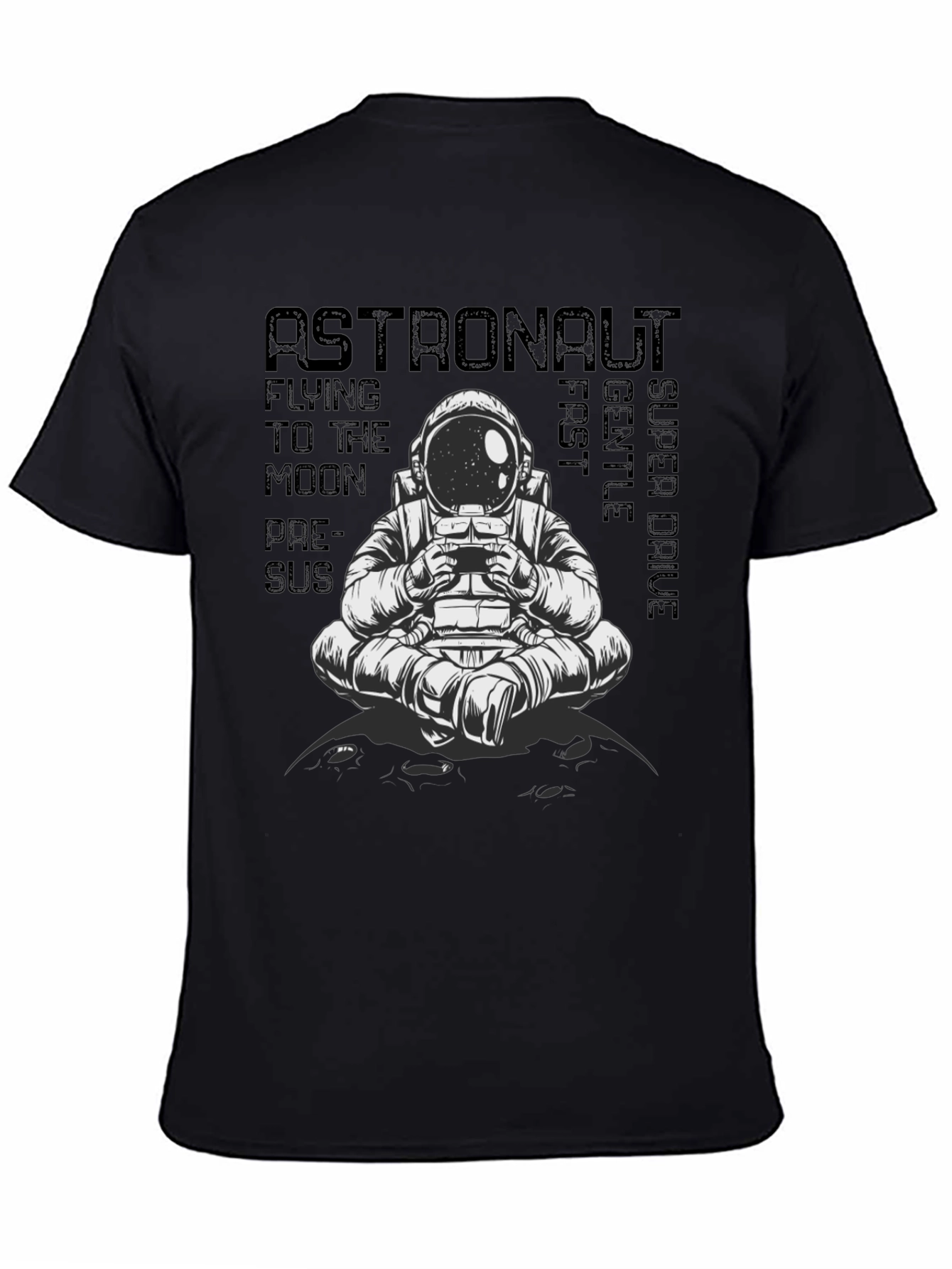 Astronaut Graphic Tee - Fly to the Moon