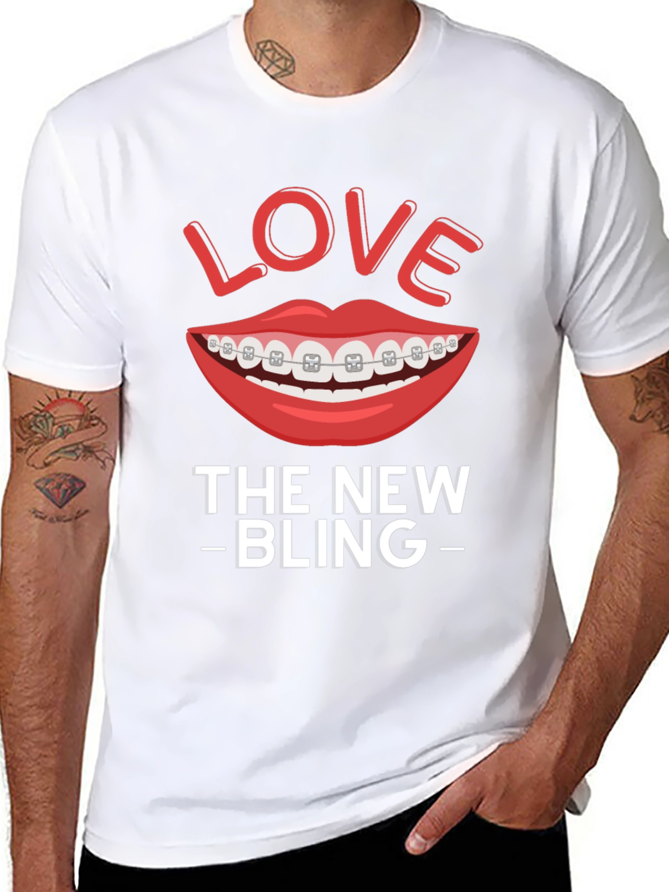 Love The New Bling Braces T-Shirt