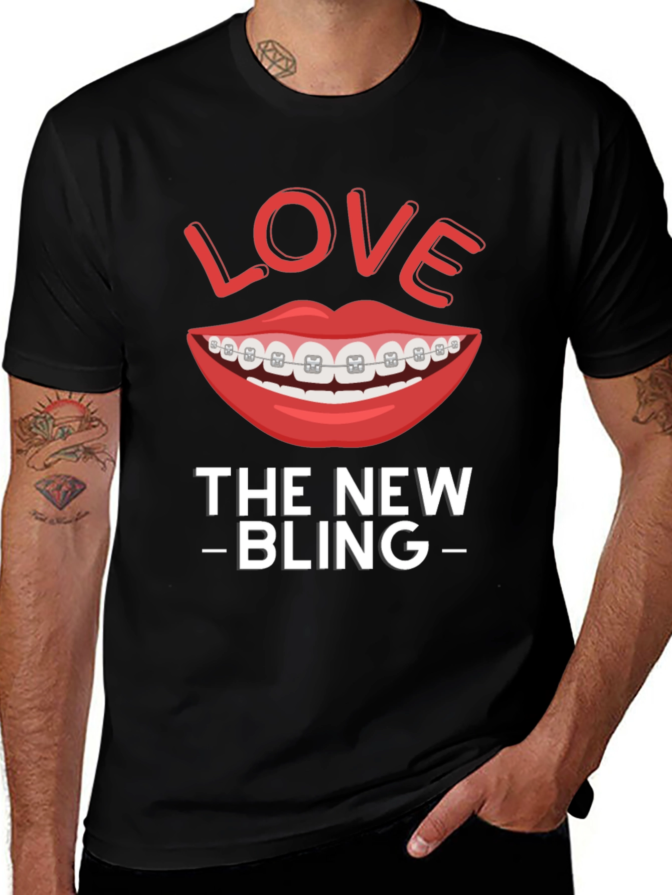 Love The New Bling Braces T-Shirt