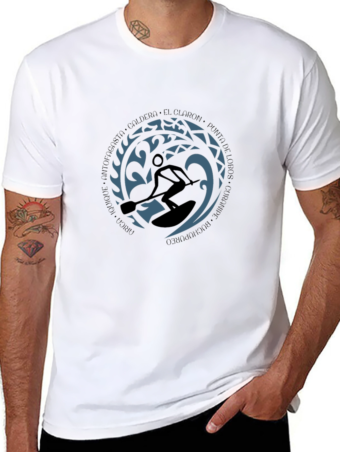 Surfer Graphic Tee - Black