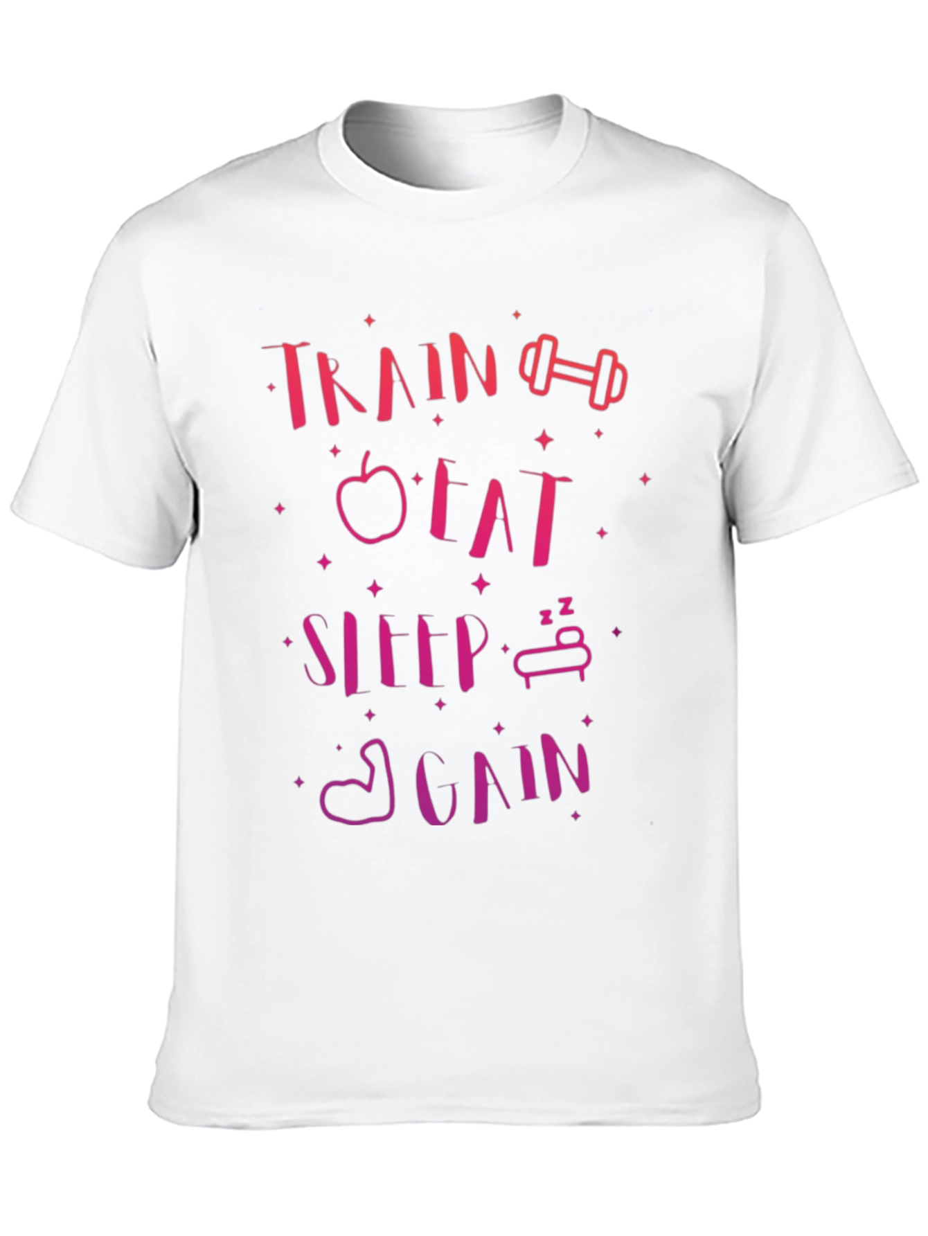 Train Eat Sleep Again Graphic Tee