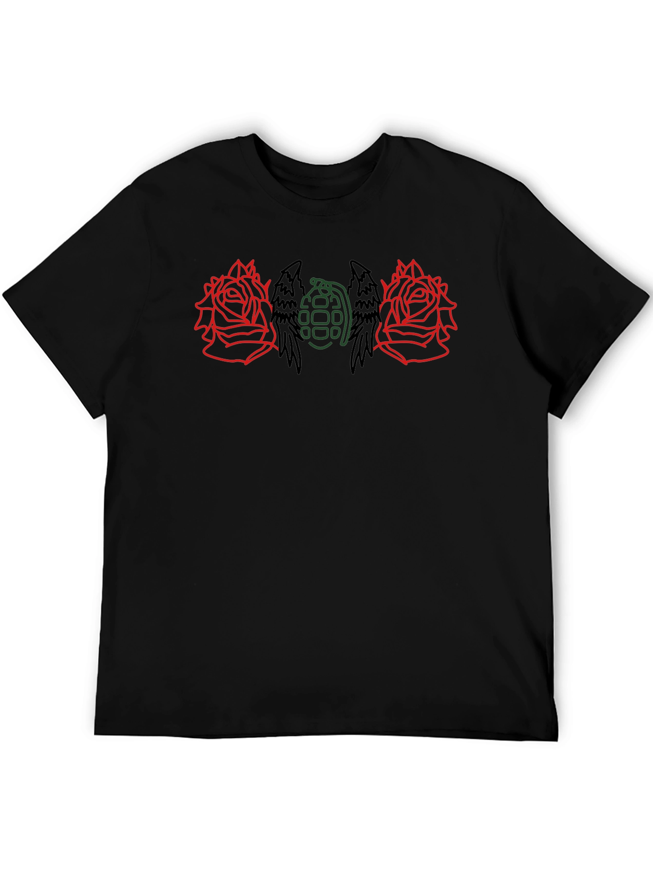 Rose & Grenade Graphic Tee