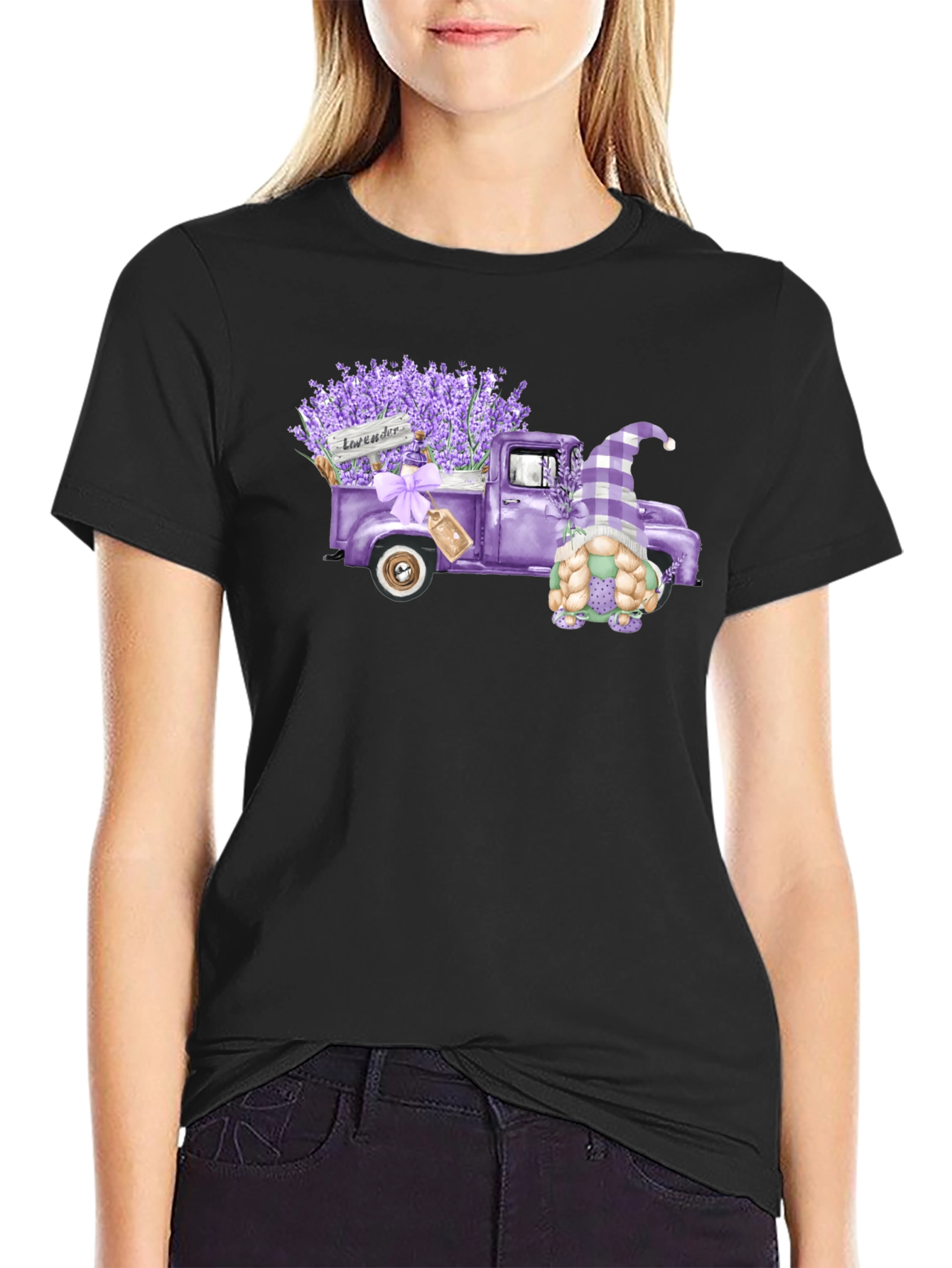 Lavender Truck Graphic Tee