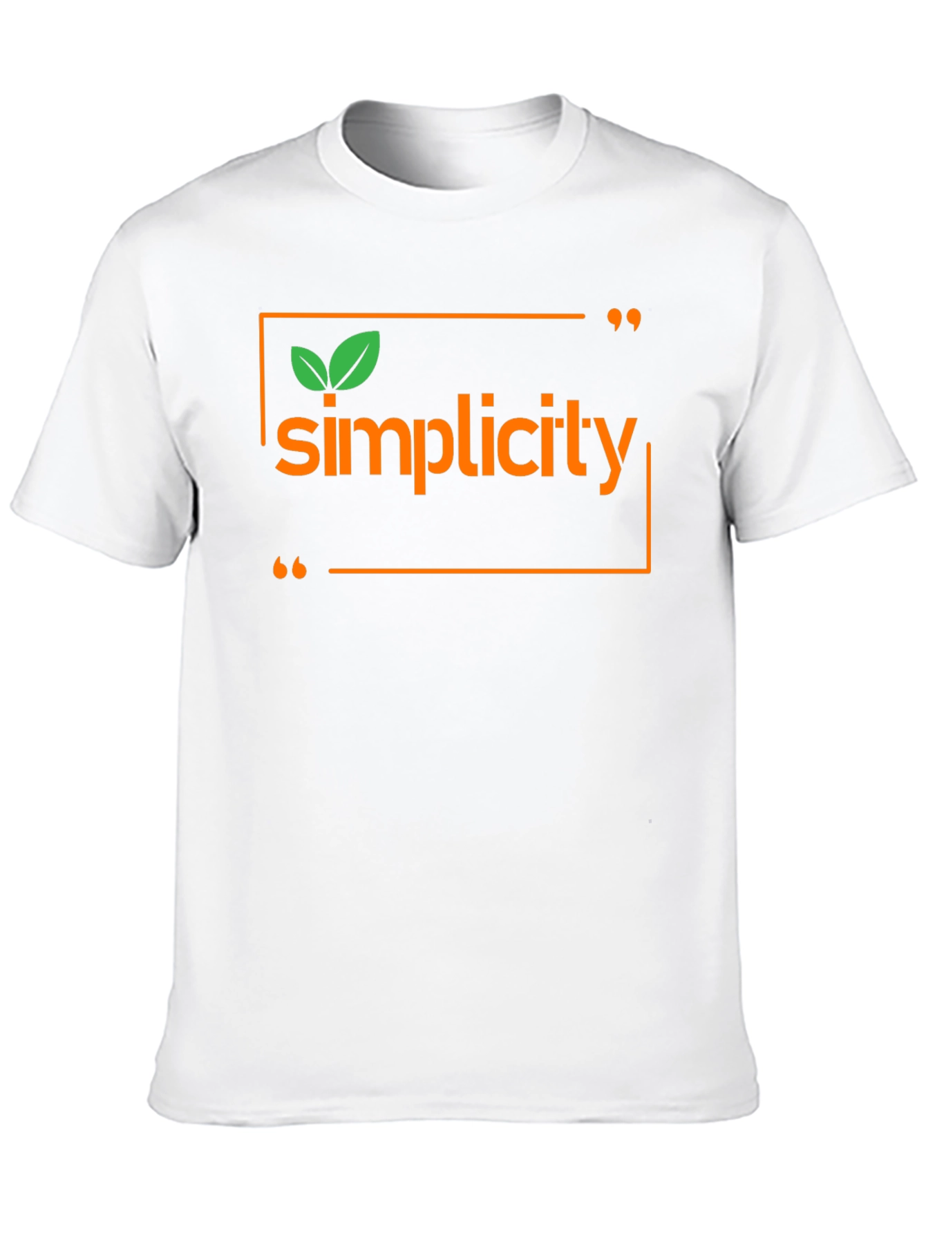 Simplicity Graphic Tee - Soft Black Cotton Shirt