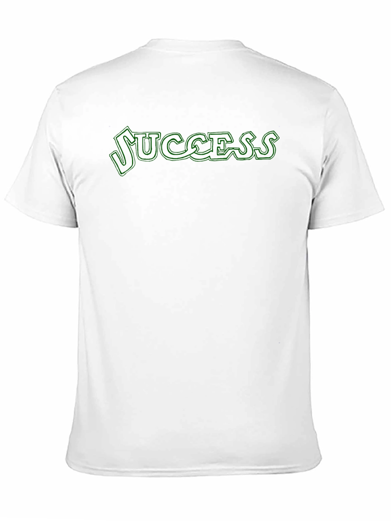 Success T-Shirt - Mens Black Crew Neck Tee