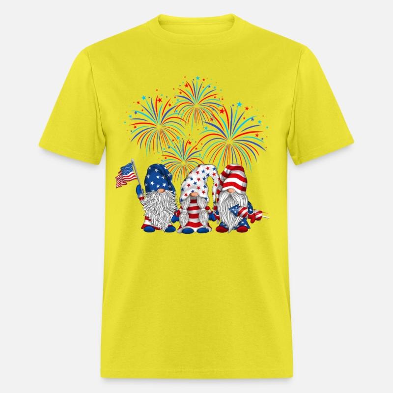 4th Of July Three Gnomes USA Independence Day