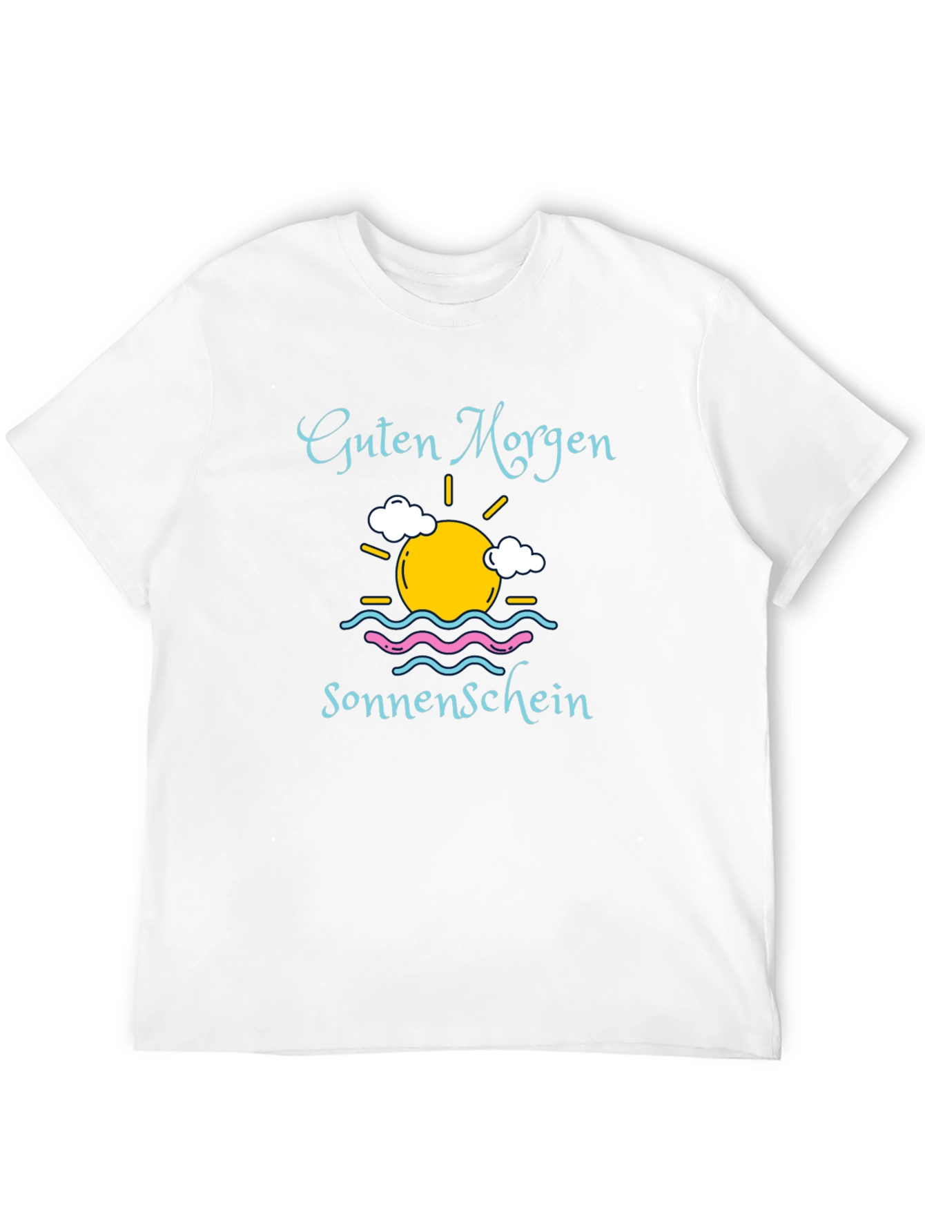 Guten Morgen Sonnenschein Black T-Shirt