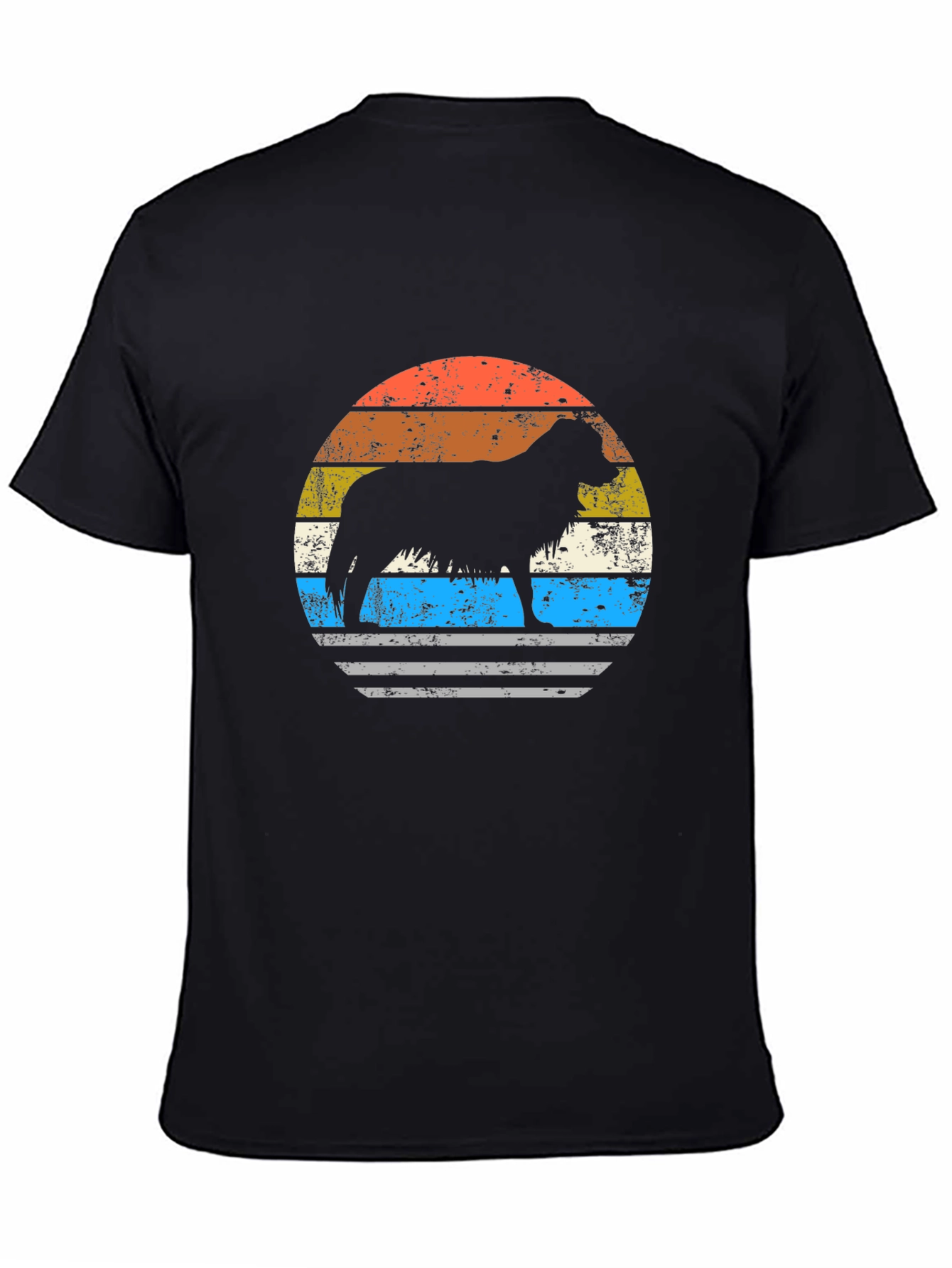 Retro Dog Silhouette Graphic Tee
