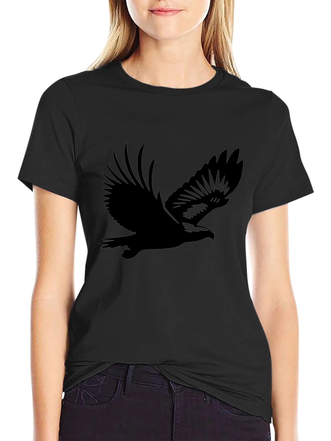 Black Eagle Graphic Tee - Bold & Stylish
