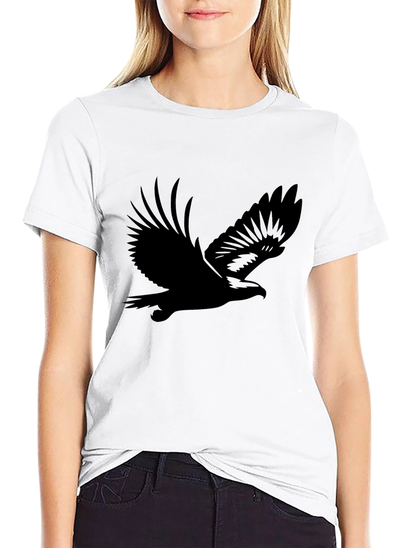 Black Eagle Graphic Tee - Bold & Stylish