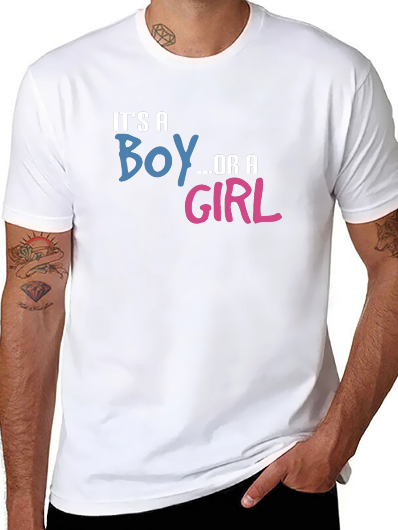 Its a Boy or Girl Gender Reveal T-Shirt