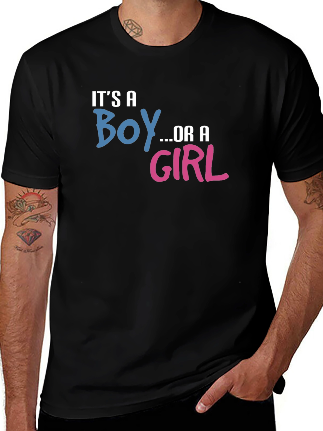 Its a Boy or Girl Gender Reveal T-Shirt