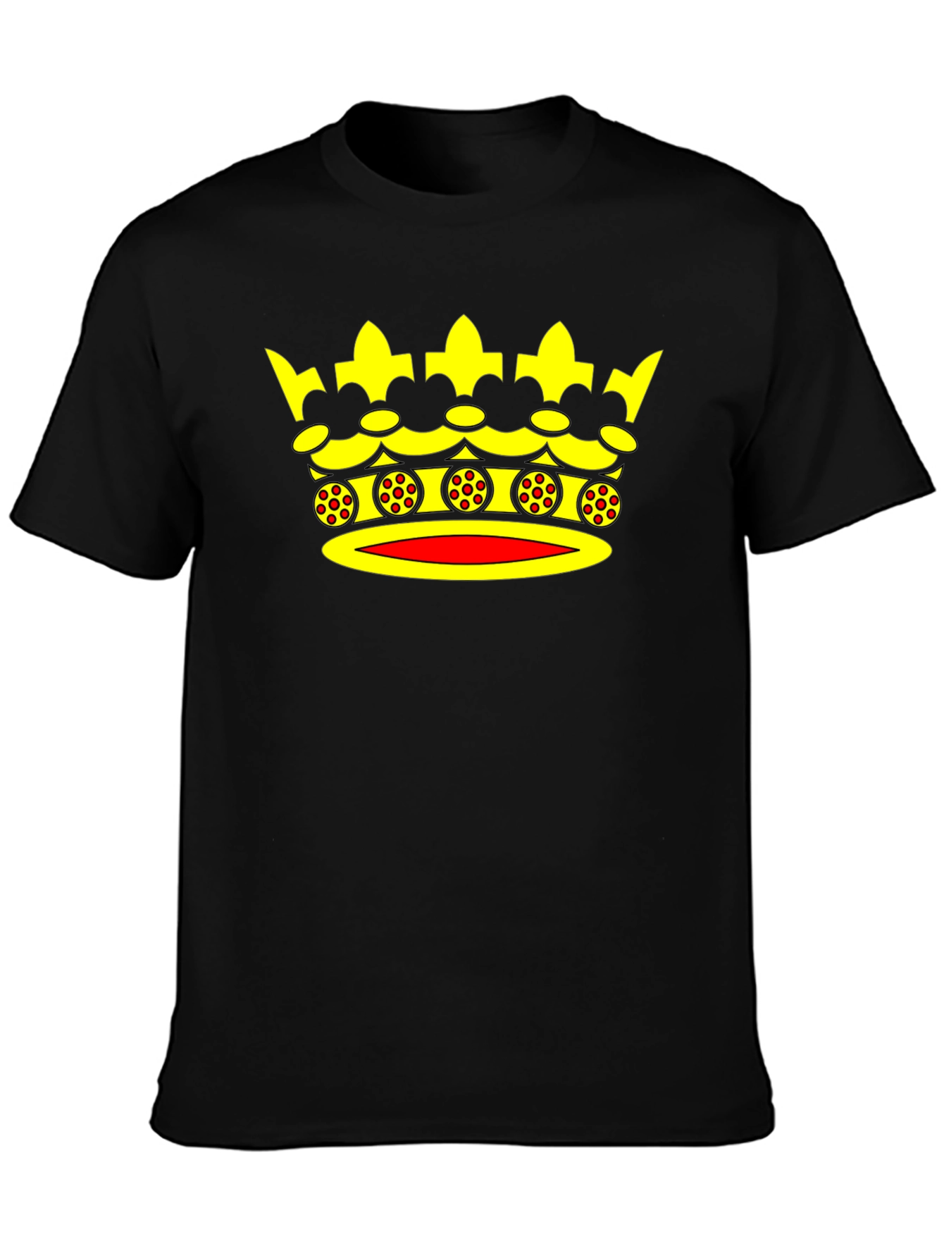 Royal Crown Graphic Tee - Black